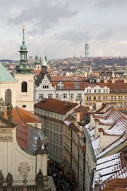 First Snow in Prague