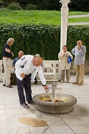 Sampling the Hot Springs