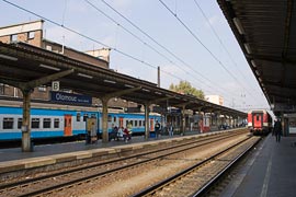 la stazione ferroviaria di Olomouc