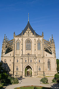 Entrance to the Church of St. Barbara