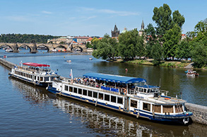 Boats on the Vltava